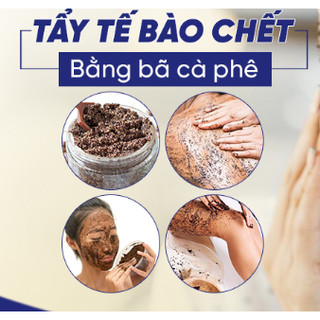 Bã Bột Cà Phê Bã Coffee Tẩy Da Chết Nguyên Chất 100%