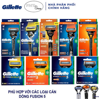 Dao cạo râu Gillette Fusion5 +1 Proglide Power Fusion 5 Proshield Intimate Sport Aqua có thể thay thế lưỡi Razor
