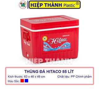 Thùng đá hitaco 85 lít - nhựa hiệp thành - kích thước: 63 x 46 x 49 cm