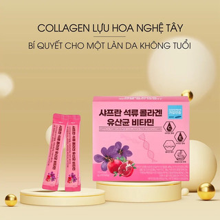 Bột Collagen Lựu Hàn Quốc hộp 30 gói