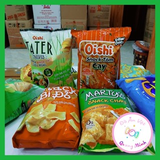 Bán sỉ cả bịch Combo 10 gói Bim bim Oishi 68g gói siêu to khổng lồ đủ vị giòn sụn thơm cay ngon hấp dẫn