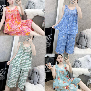 [ LOẠI 1] Đồ bộ tole 2 da nữ mặc nhà - đồ bộ lanh nữ quần lửng tay ngắn chất xịn