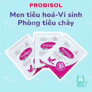 Probisol Men Tiêu Hóa, Vi sinh kích thích tiêu hoá và phòng tiêu chảy cho Chó Mèo gói 5g