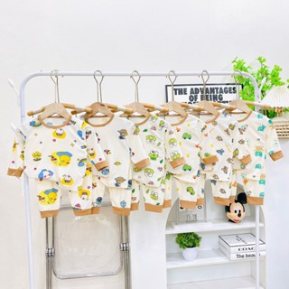 Combo 3-5 Bộ dài tay bộ bé gái bộ bé trai quần áo trẻ em đồ bộ bé bộ trẻ em tăm lạnh bộ tăm lạnh cho bé 2-24kg