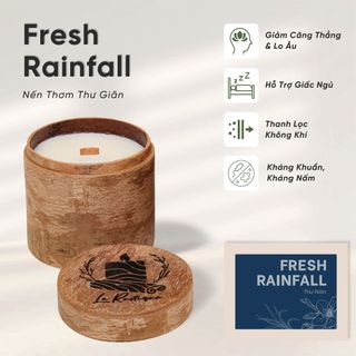 Nến thơm trị liệu le rustique thư giãn - nến thơm cao cấp - an toàn sức khỏe
