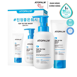 Sữa tắm gội dịu nhẹ ATOPALM TOP TO TOE WASH da khô,vdcd trẻ sơ sinh trẻ em
