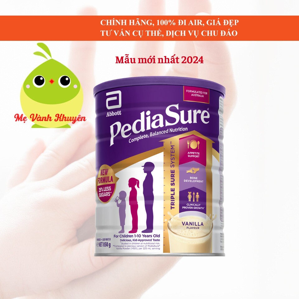 Sữa Pediasure Growth Úc 850g