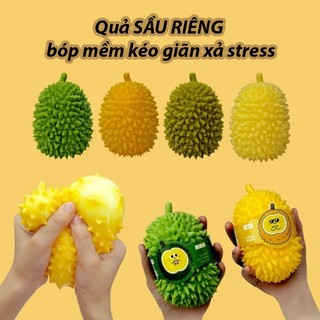 Đồ chơi squishy mochi quả SẦU RIÊNG, Bóp mềm hình quả mít sầu riêng