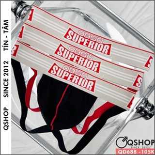 Quần lót nam Jockstrap thun cotton cạp to QSHOP QD688