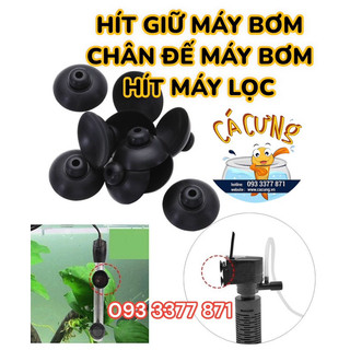 Hít giữ máy bơm, máy lọc nước hồ cá | hít đế máy bơm bể cá - màu đen