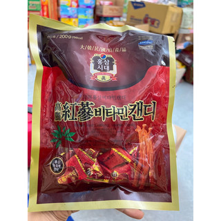 Kẹo sâm hàn quốc chính hãng 200g – hồng sâm, sâm quế, gừng