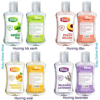 Gel rửa tay diệt khuẩn không dùng nước Kleen 90ml
