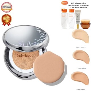 Set Phấn nước cushion che khuyết điểm siêu mịn sulwhasoo Perfecting Brightening