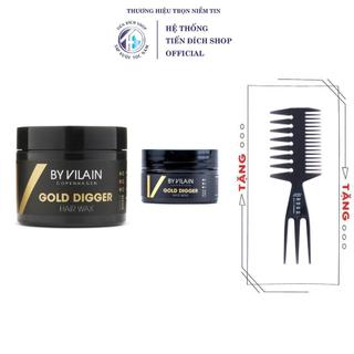 Sáp vuốt tóc By Vilain Gold Digger 30ml / 65ml cao cấp Đan Mạch + Lược Texture