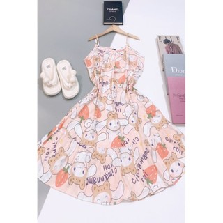 Đầm 2 dây đuôi cá - bèo ngực Tole F21