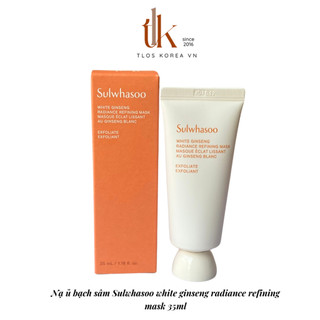 Sulwhasoo Mặt Nạ Bạch Sâm Ủ Trắng Da White Ginseng Radiance Refining Mask Bản Mới 35ml