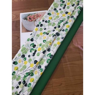 Vải lụa may áo dài hoa nhí ok