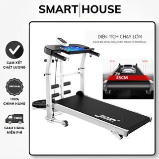 Máy chạy bộ cơ, Máy Chạy Bộ Cơ Đa Năng Giảm Cân, Tan Mỡ Bụng Tại Nhà Tiện Lợi Nhỏ Gọn - Smarthouse24h
