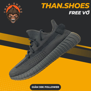 Giày yz boost 350 v2 cinder, yz 350 đen full - than.shoes