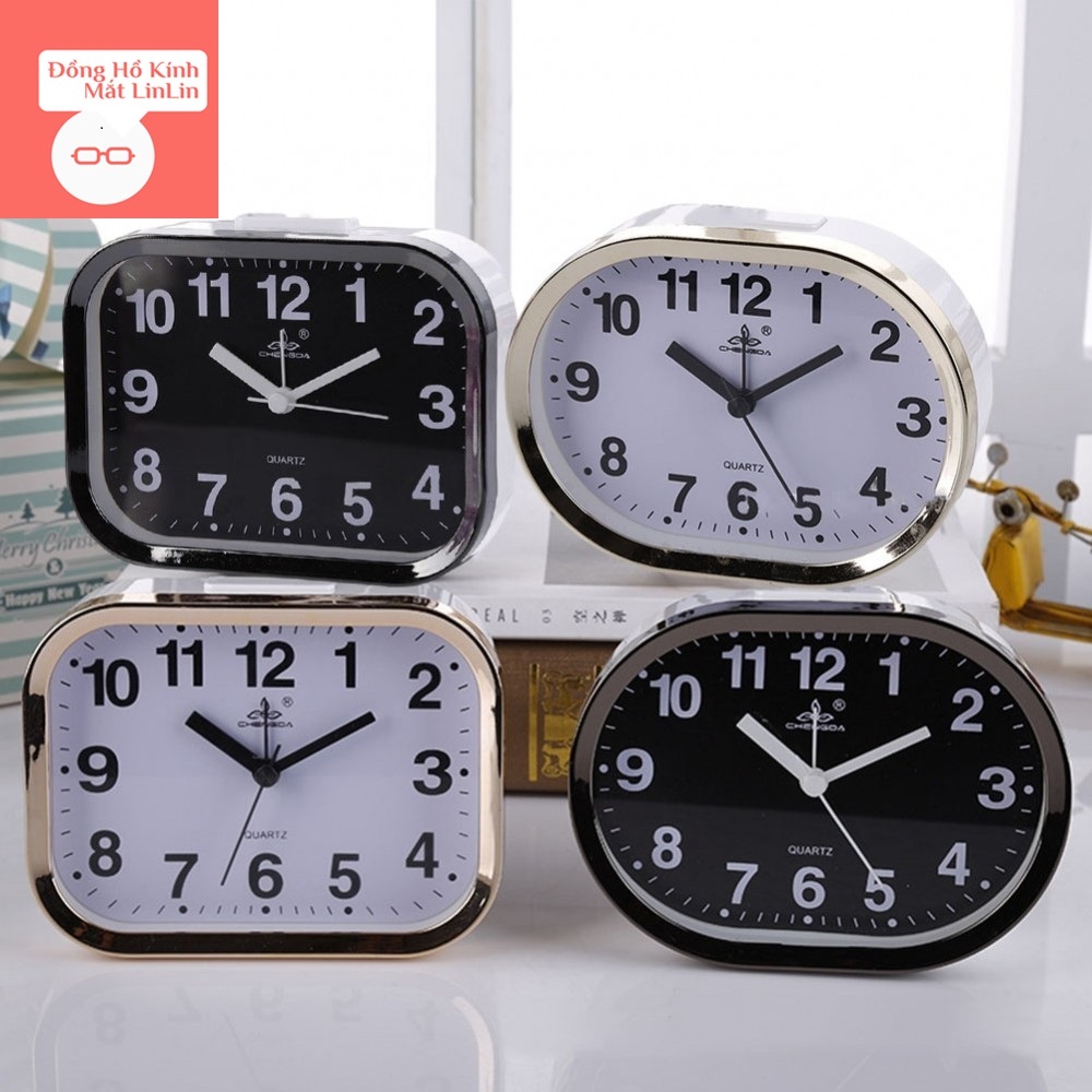 [Khai Trương - Siêu Rẻ]  ĐỒNG HỒ BÁO THỨC ĐỂ BÀN mẫu tối giản để bàn bàn học 13.5 x 10.5 x 4,5 cm