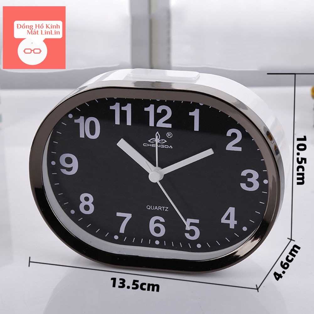 [Khai Trương - Siêu Rẻ]  ĐỒNG HỒ BÁO THỨC ĐỂ BÀN mẫu tối giản để bàn bàn học 13.5 x 10.5 x 4,5 cm