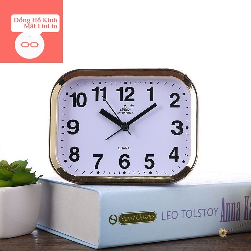 [Khai Trương - Siêu Rẻ]  ĐỒNG HỒ BÁO THỨC ĐỂ BÀN mẫu tối giản để bàn bàn học 13.5 x 10.5 x 4,5 cm