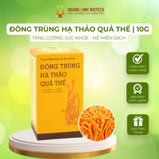 Đông Trùng Hạ Thảo Quả Thể Sấy Thăng Hoa Giữ Trọn Chất Dinh Dưỡng Hũ 10g | Hoàng Linh Biotech HLB