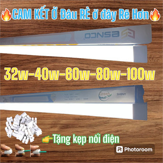  Đèn led bán nguyệt 0.6m - 1m2 32W 40W 60W 80W ESNCO loại siêu sáng 7000K  vui lòng mua từ 2 sp  