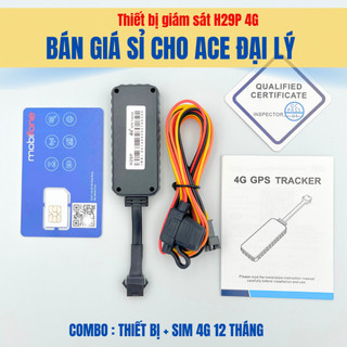 Định vị xe máy ô tô H29P 4G, quản lý chống trộm giám sát từ xa, combo thiết bị kèm sim - bán giá sỉ