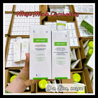 Kem dưỡng và Sữa rửa mặt Derma cos da dầu mụn