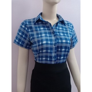 Áo sơ mi nữ tay ngắn họa tiết đẹp, thời trang nữ tính A4542 full size 40-90kg