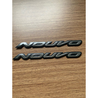 Cặp chữ nổi NOUVO 2 và 3 bằng nhựa mạ bóng_Decal