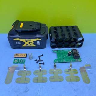 Vỏ mạch pin dewalt 20v 10cell 18650