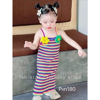 10 đến 30kg.váy body cho bé gái.váy 2 dây dáng dài cho bé gái.váy hè cho bé .đầm xinh cho bé gái