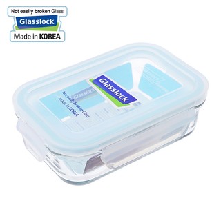 [GLASSLOCK 400ml] Hộp thủy tinh cường lực MCRB040 400ml - Made in Korea