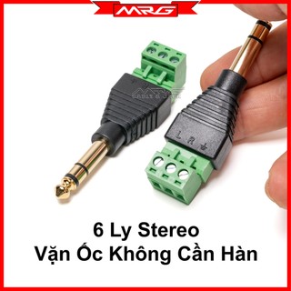 Jack 6 ly stereo vặn ốc không cần hàn, giá 1 chiếc. j-6