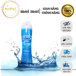 Gel bôi trơn DUREX PLAY CLASSIC  50ml, gel bôi trơn DUREX gốc nước tăng khoái cảm