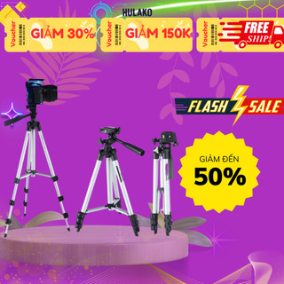Chân Tripod 3310, 3120A - Khung Nhôm Chắc Chắn Để Livestream Chụp Ảnh & Quay Sản Phẩm - Chính Hãng HULAKO