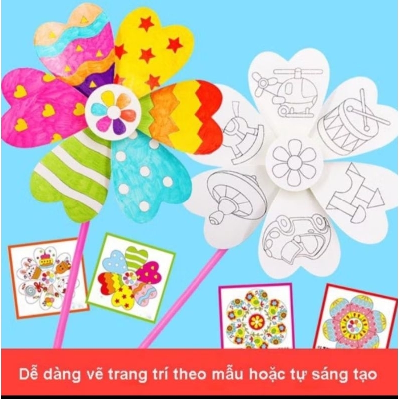 chong chóng tô màu