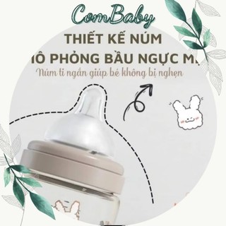 Núm ti bình sữa cho bé - Núm ty thay thế Ubmom nội địa Hàn Quốc Chính hãng