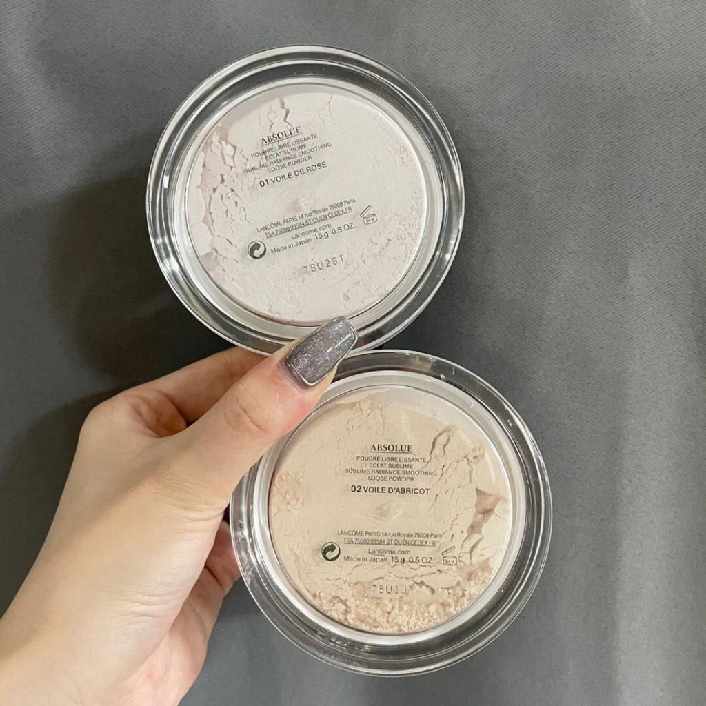 Phấn phủ bột Lancome Absolue Poudre Libre Lissiante Eclat Sublime 15gr - sẵn tone 01 voile se rose d