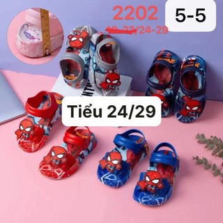 Sandal cao su dẻo hình siêu nhân nhện cho bé