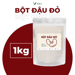 Bột đậu đỏ HAGA [ 1KG ] nguyên chất đắp mặt trắng da, tẩy TBC 100% oganic