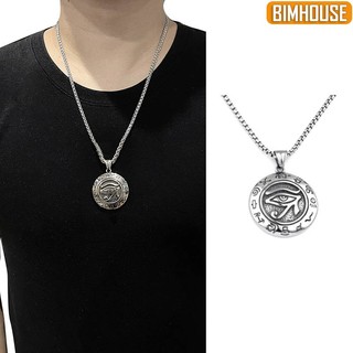 Dây chuyền BIMHOUSE, vòng cổ nam nữ mặt con mắt Horus thép titantium không rỉ thời trang cá tính