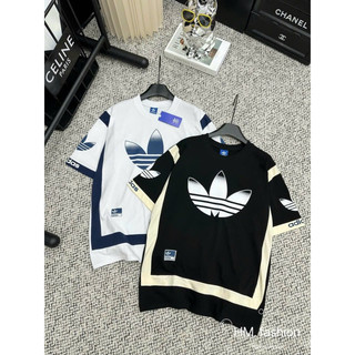 Áo phông nữ , áo adidas ,áo phông cotton ,2 chiều, form rộng cổ tròn , free seri 40-75kg
