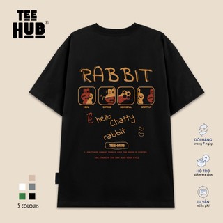 Áo thun Chatty Rappit unisex TEEHUB phông tay lỡ nam nữ form rộng Local Brand