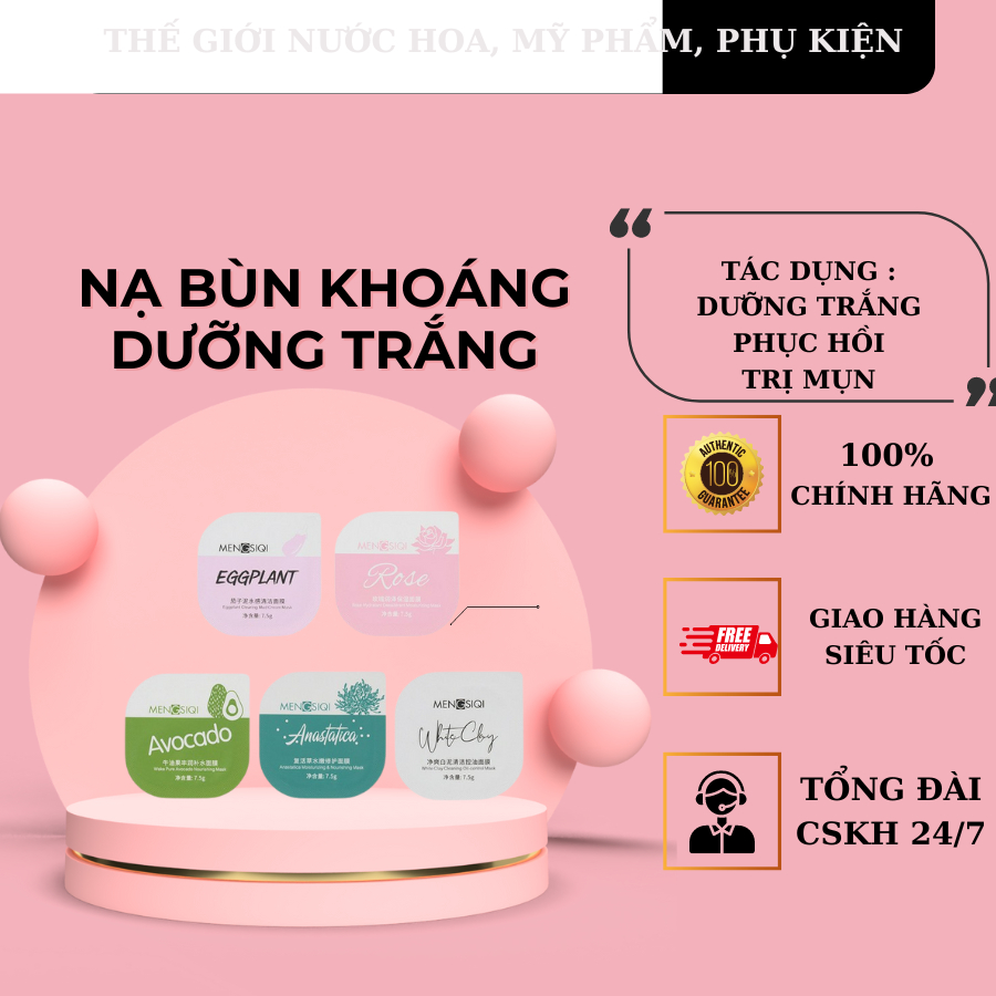 mặt nạ bùn khoáng mengsiqi