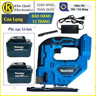 Máy cưa lọng pin MAKITA 18-21V chân phổ thông, cưa không dây cắt gỗ,nhựa, mica, ALU,Bảo hành 12tháng