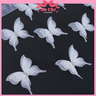 Bướm voan mỏng đính váy đầm,voan cưới, làm handmade..