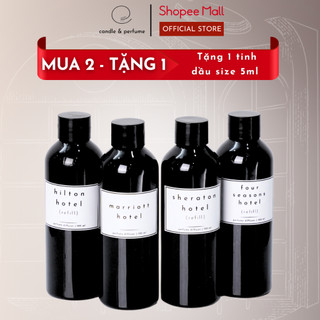 Chai bổ sung nước hoa thơm phòng mùi hương khách sạn cao cấp hilton, sheraton, four seasons, marriott - clou perfume